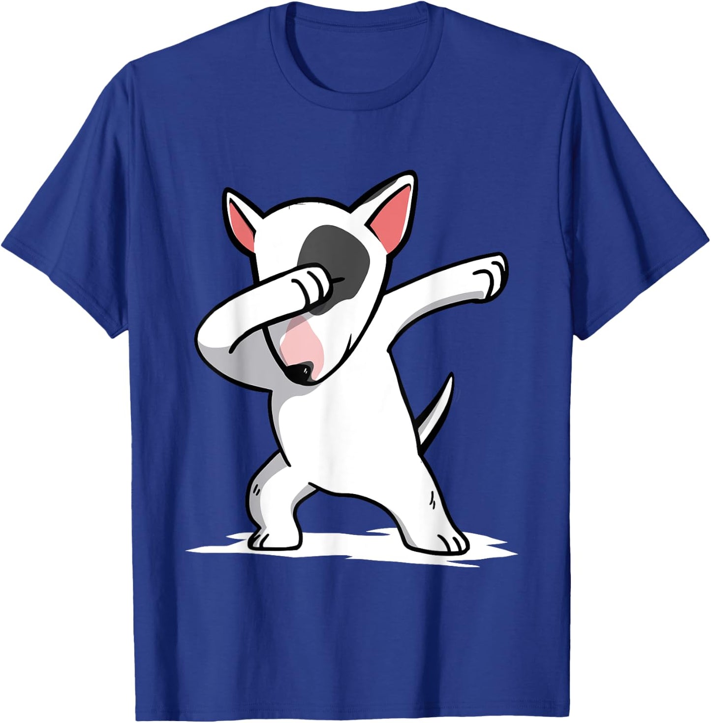 Funny Dabbing English Bull Terrier Dog Dab Shirt T-Shirt - T-Shirt | Royal