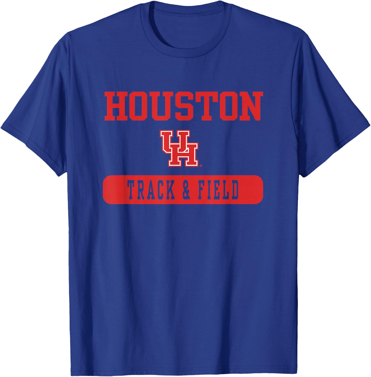 Houston Cougars Track & Field Officially Licensed T-Shirt - T-Shirt | Royal