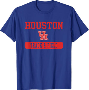 Houston Cougars Track & Field Officially Licensed T-Shirt - T-Shirt | Royal