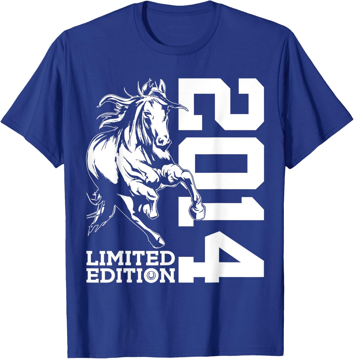Riding 11th Birthday Horse Limited Edition 2014 Rider T-Shirt - T-Shirt | Royal