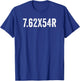Mosin Nagant 7,62 x 54R Kaliber Russian Rifle T-Shirt - T-Shirt | Royal