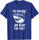 8th Birthday Jaw Ready For This Kids Shark Ocean Wildlife T-Shirt - T-Shirt | Royal