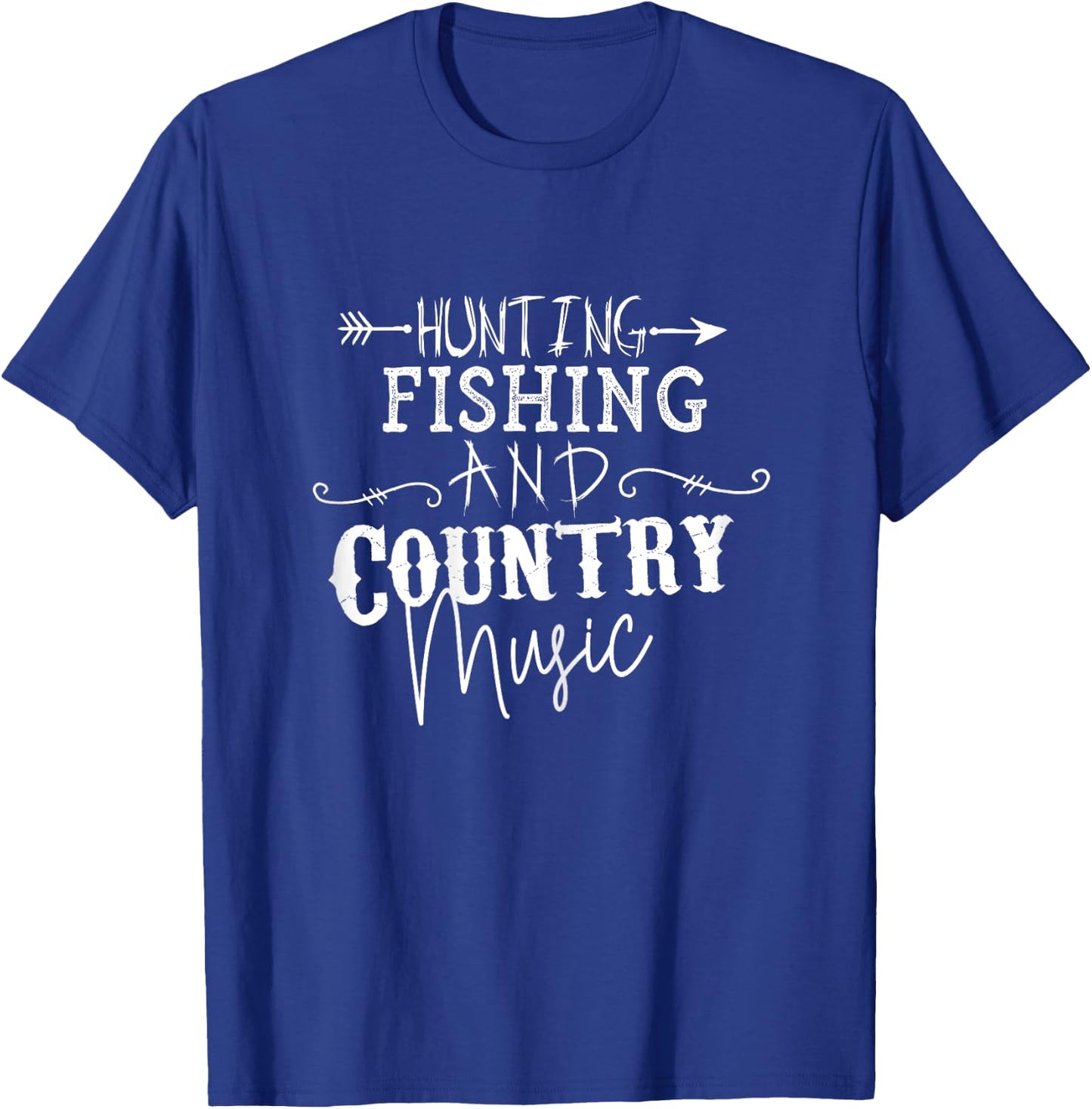 Hunting Fishing and Country Music Shirt Teen Girl T-Shirt - T-Shirt | Royal