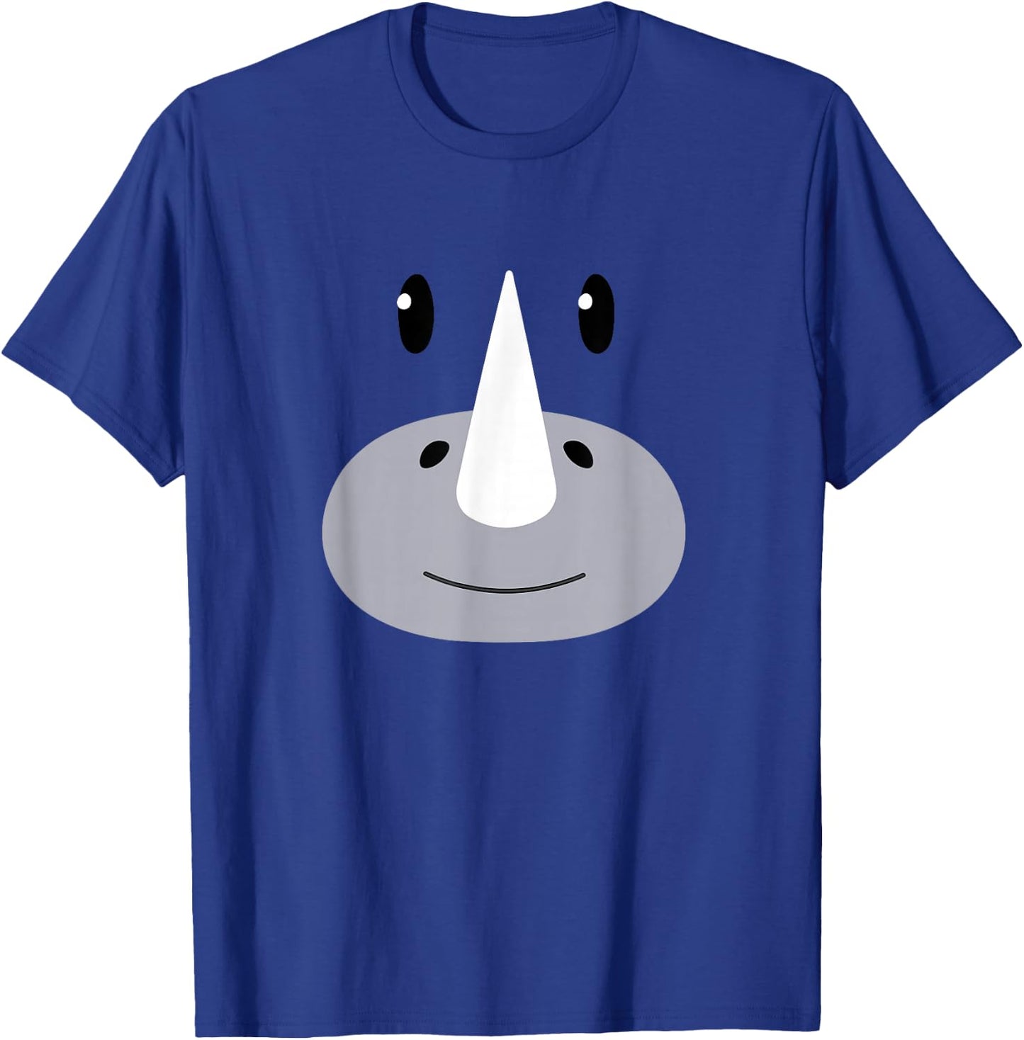 Rhino Face Halloween Costume Adult Kids Toddler Baby 5T 4T T-Shirt - T-Shirt | Royal