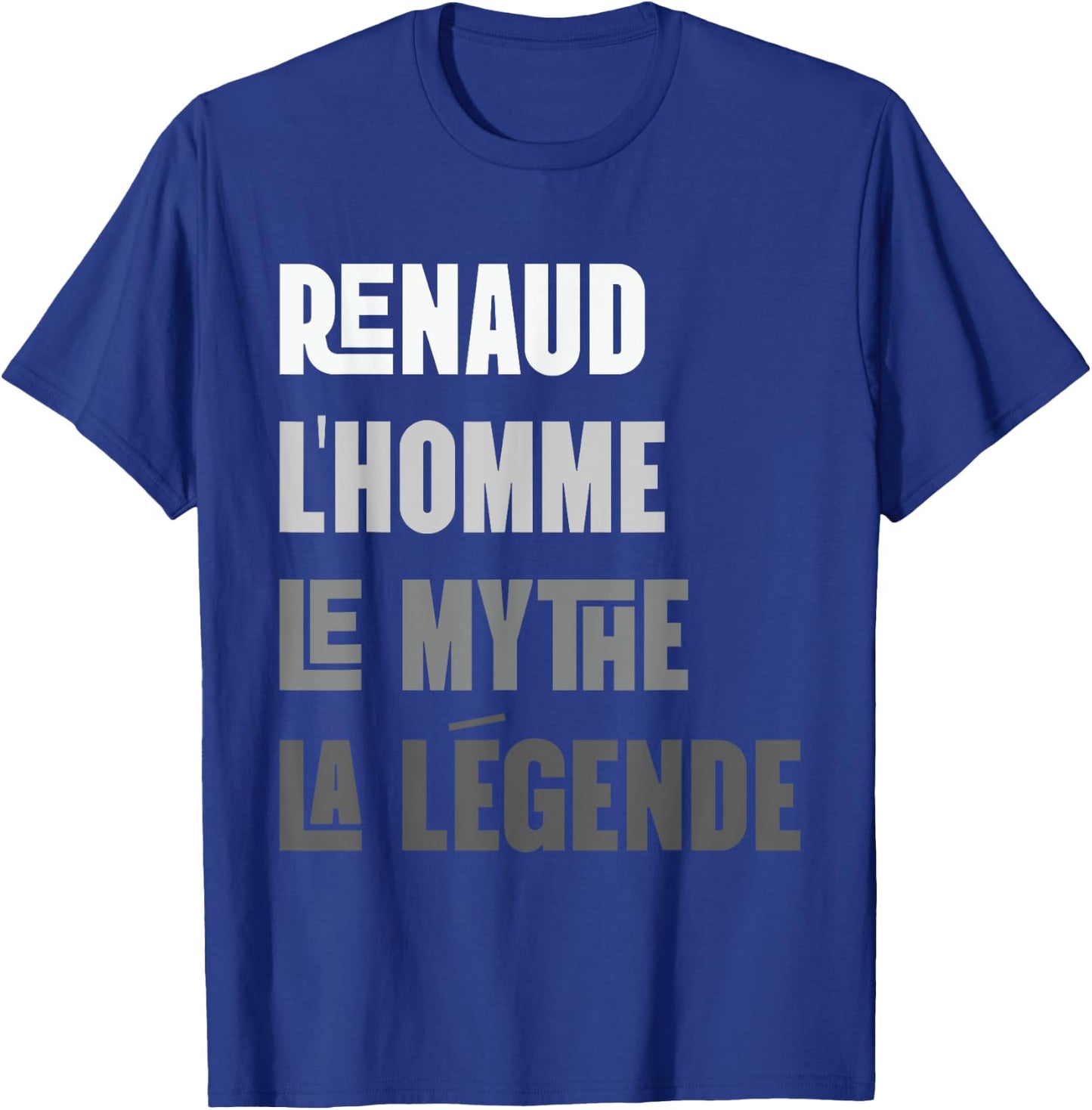 Renaud Men's Myth Legend Gift Renaud T-Shirt - T-Shirt | Royal