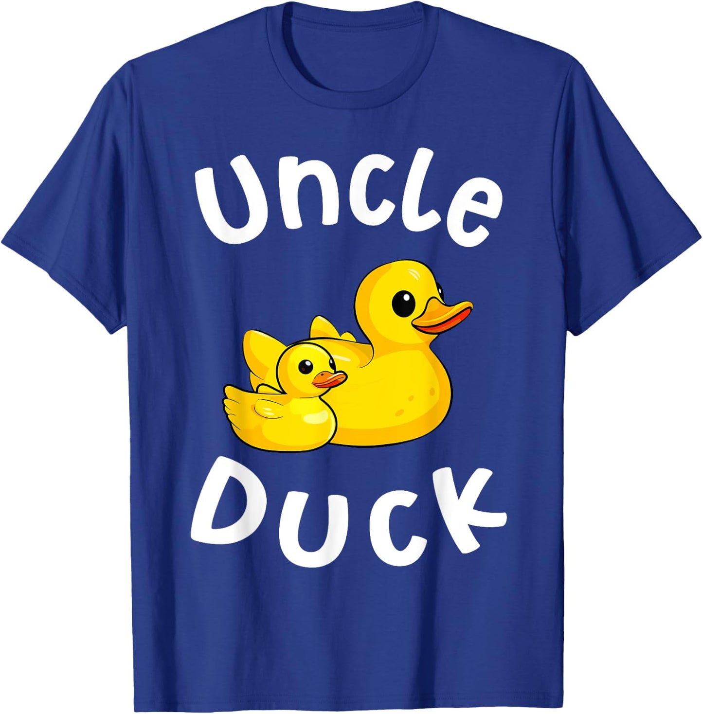 Uncle Duck Birthday Rubber Duck Kids Family Matching T-Shirt - T-Shirt | Royal