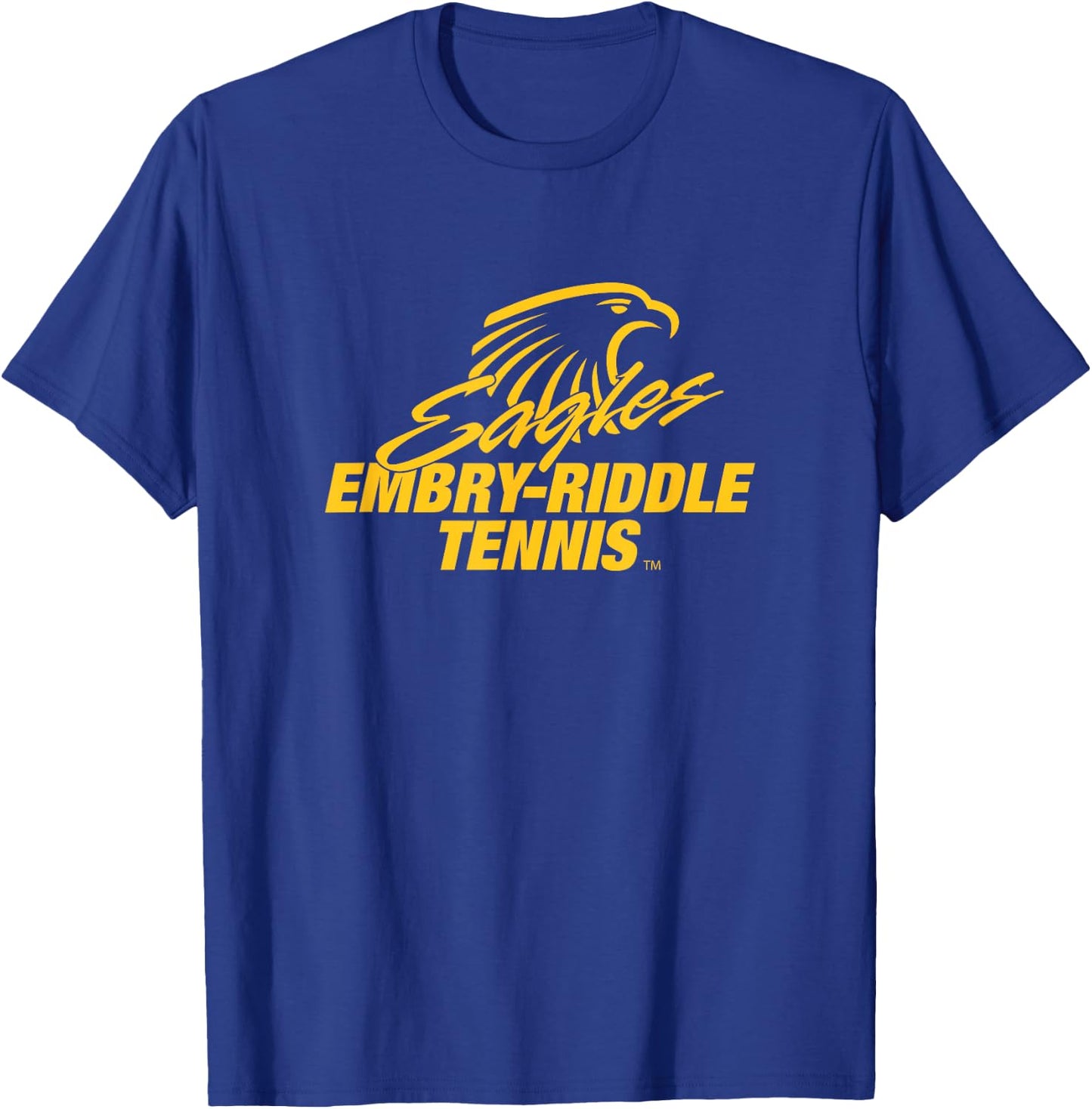 Embry-Riddle Aeronautical Eagles Tennis Sports Fan T-Shirt - T-Shirt | Royal