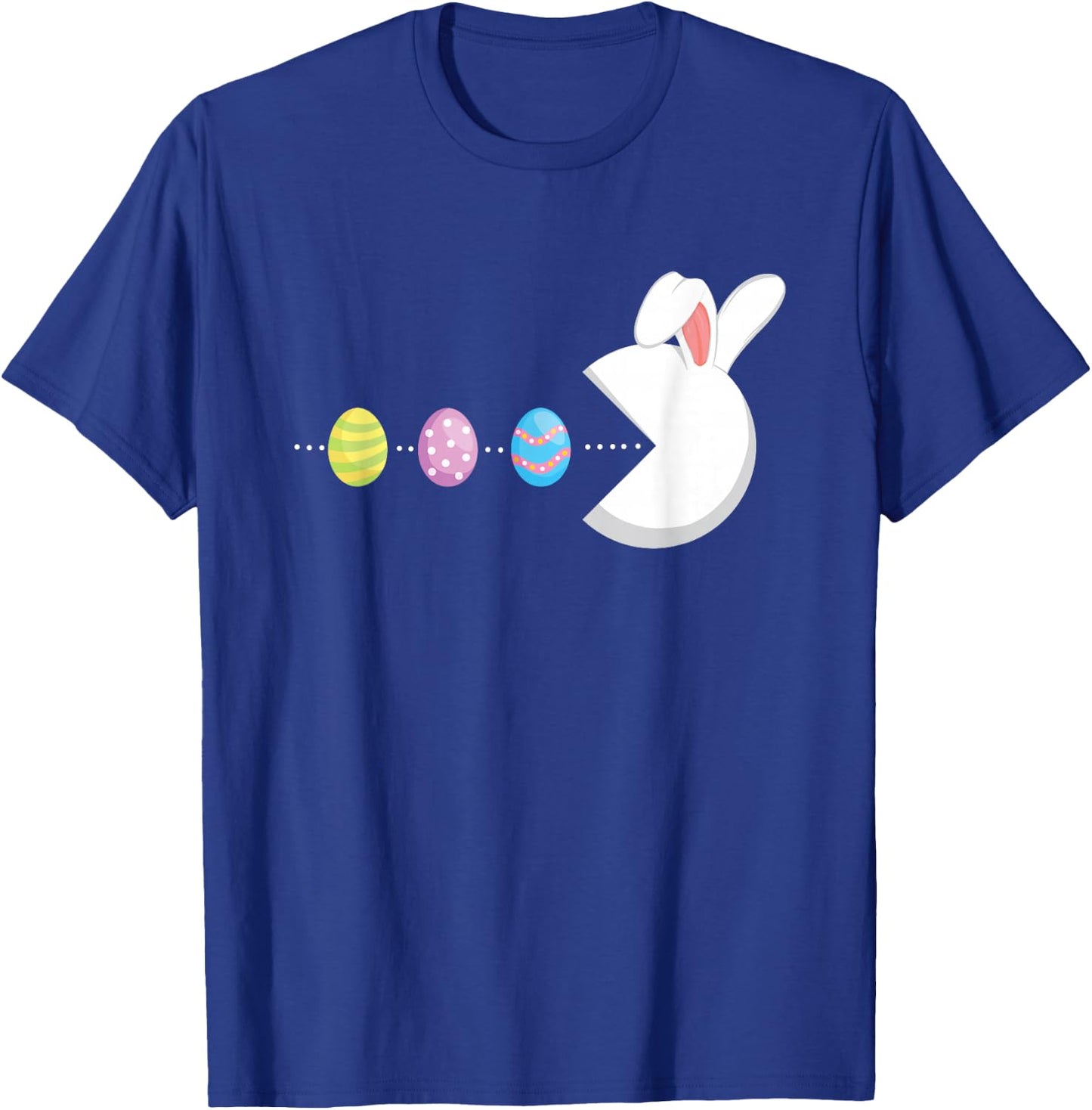 Bunny Easter Egg Gamer - Colorful Eggs Gaming Game T-Shirt - T-Shirt | Royal