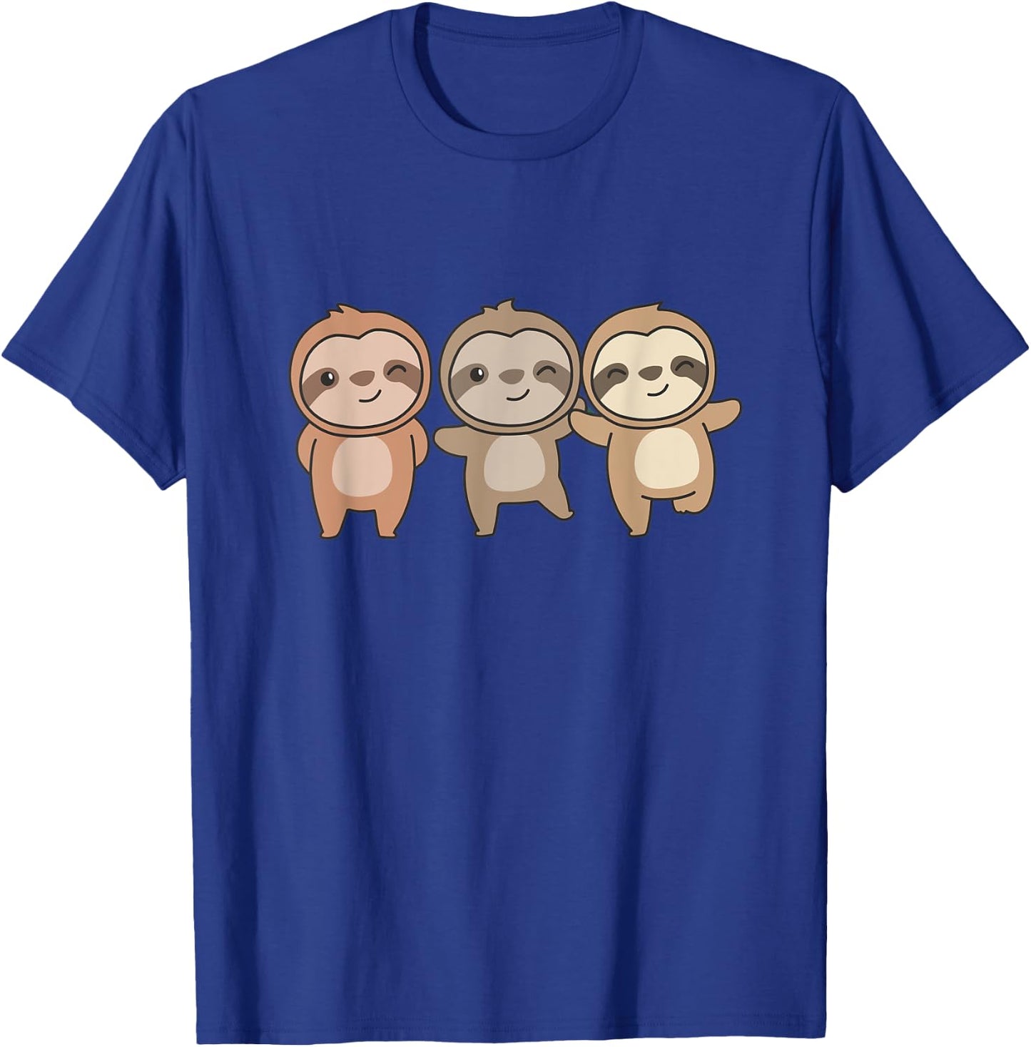 Sloth Cute Animals For Kids Manga Sloths T-Shirt - T-Shirt | Royal