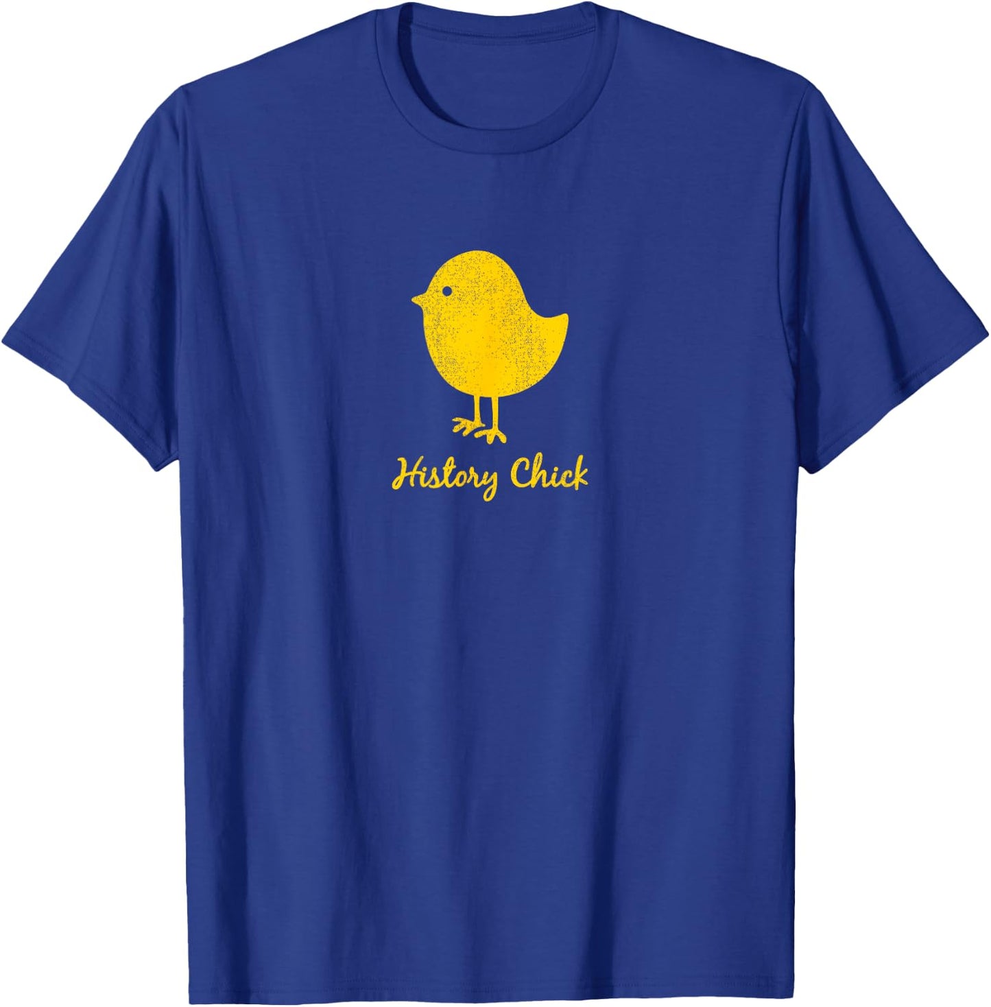 History Chick - Graphic Novelty T-Shirt - T-Shirt | Royal