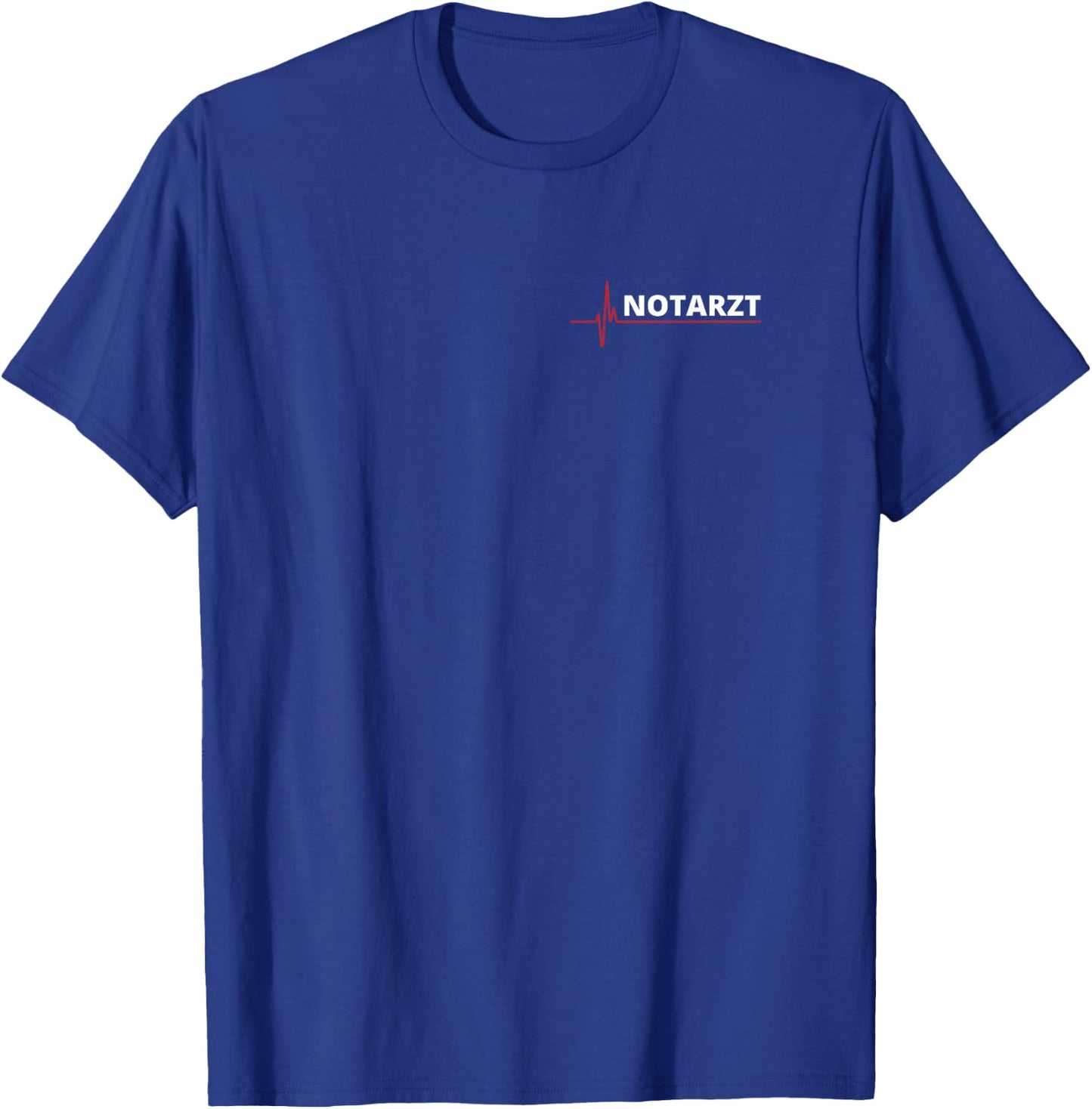 Emergency Doctor ECG Heartbeat Heart Line Cool Emergency Doctor T-Shirt - T-Shirt | Royal