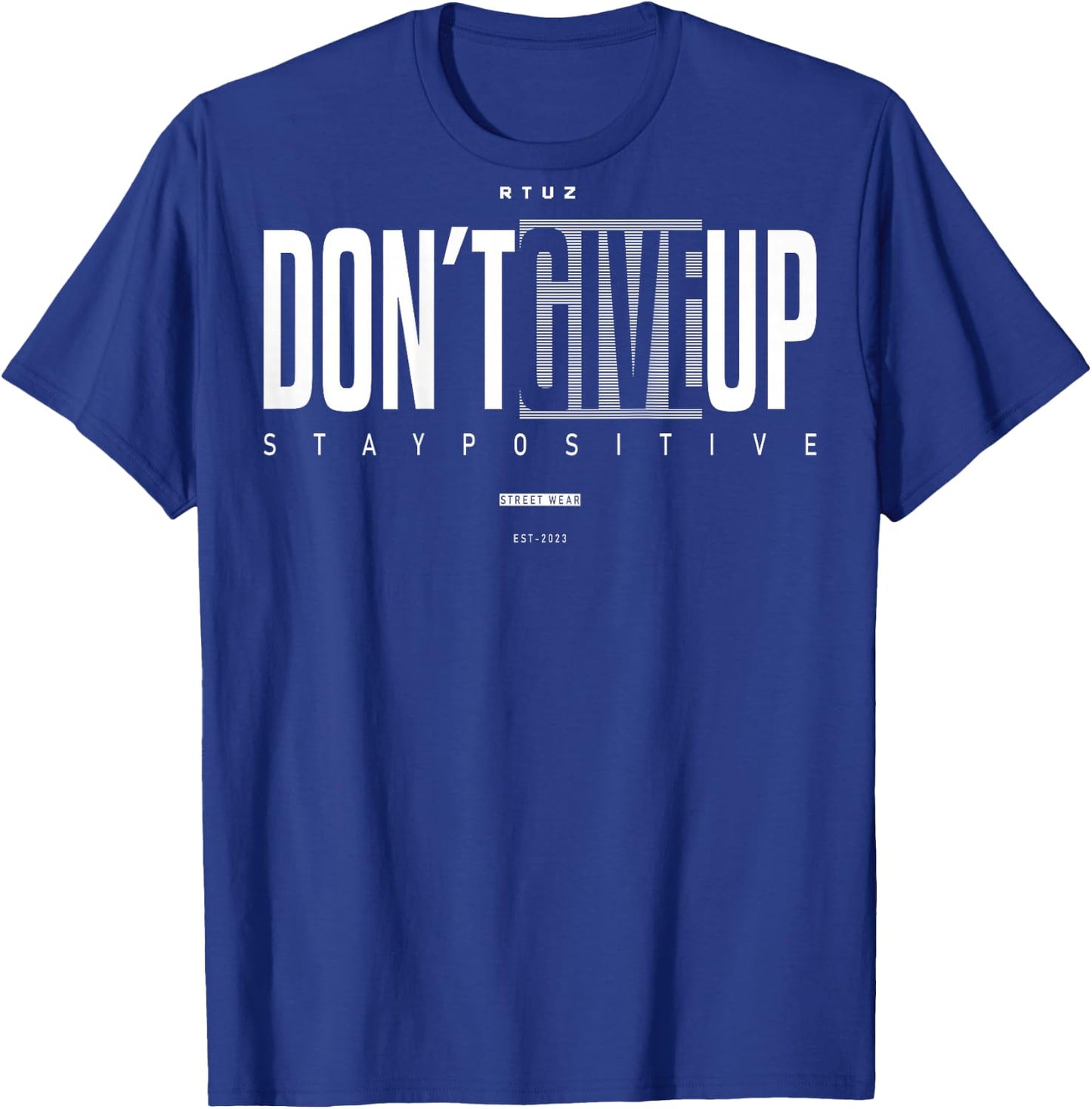 Backprint Fashion Y2K Fitness Gym Accessories Strength Sports Yoga Sports T-Shirt - T-Shirt | Royal