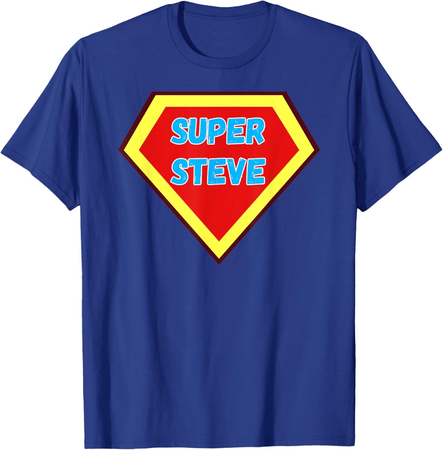 Fun Graphic-Super Steve T-Shirt - T-Shirt | Royal
