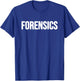 Uniform-kostüm- Für Forensik, Polizei, Kriminalpolizei T-Shirt - T-Shirt | Royal
