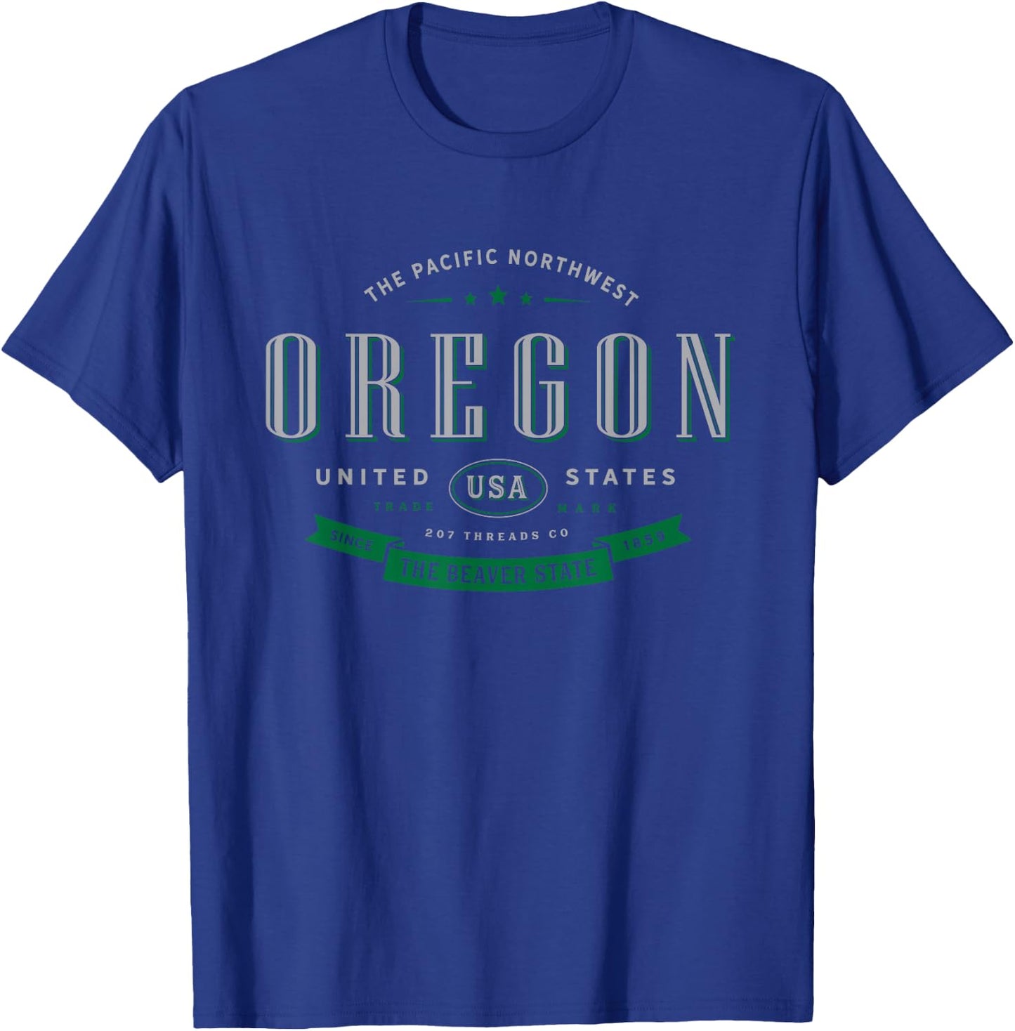 State of Oregon T-Shirt - T-Shirt | Royal
