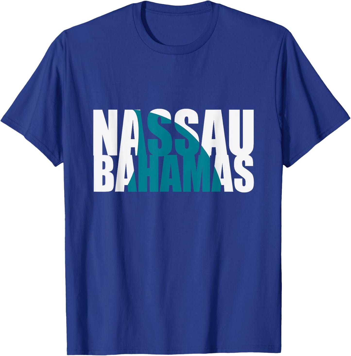 Nassau Bahamas Shark Fin Vacation Souvenir T-Shirt - T-Shirt | Royal