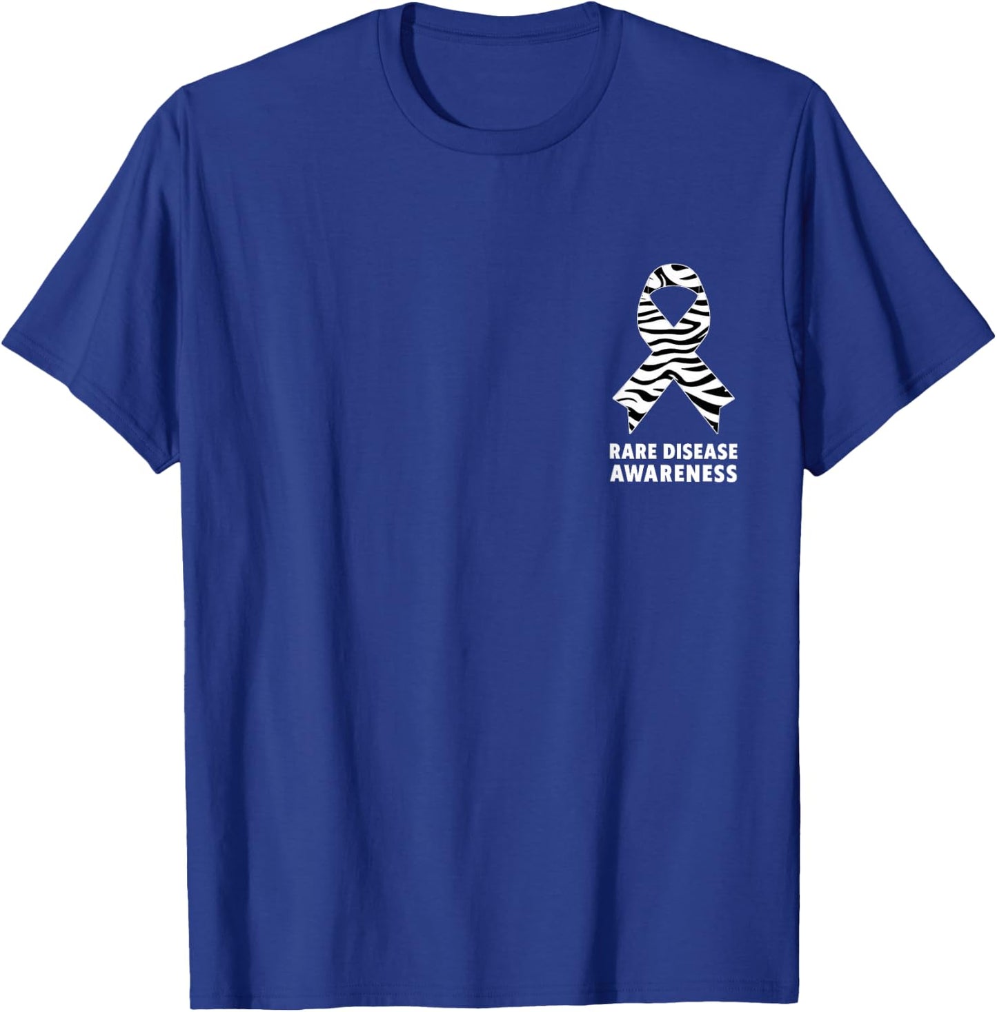 Zebra- zur Sensibilisierung für seltene Krankheiten — Tag der seltenen Krankheiten 2026 T-Shirt - T-Shirt | Royal
