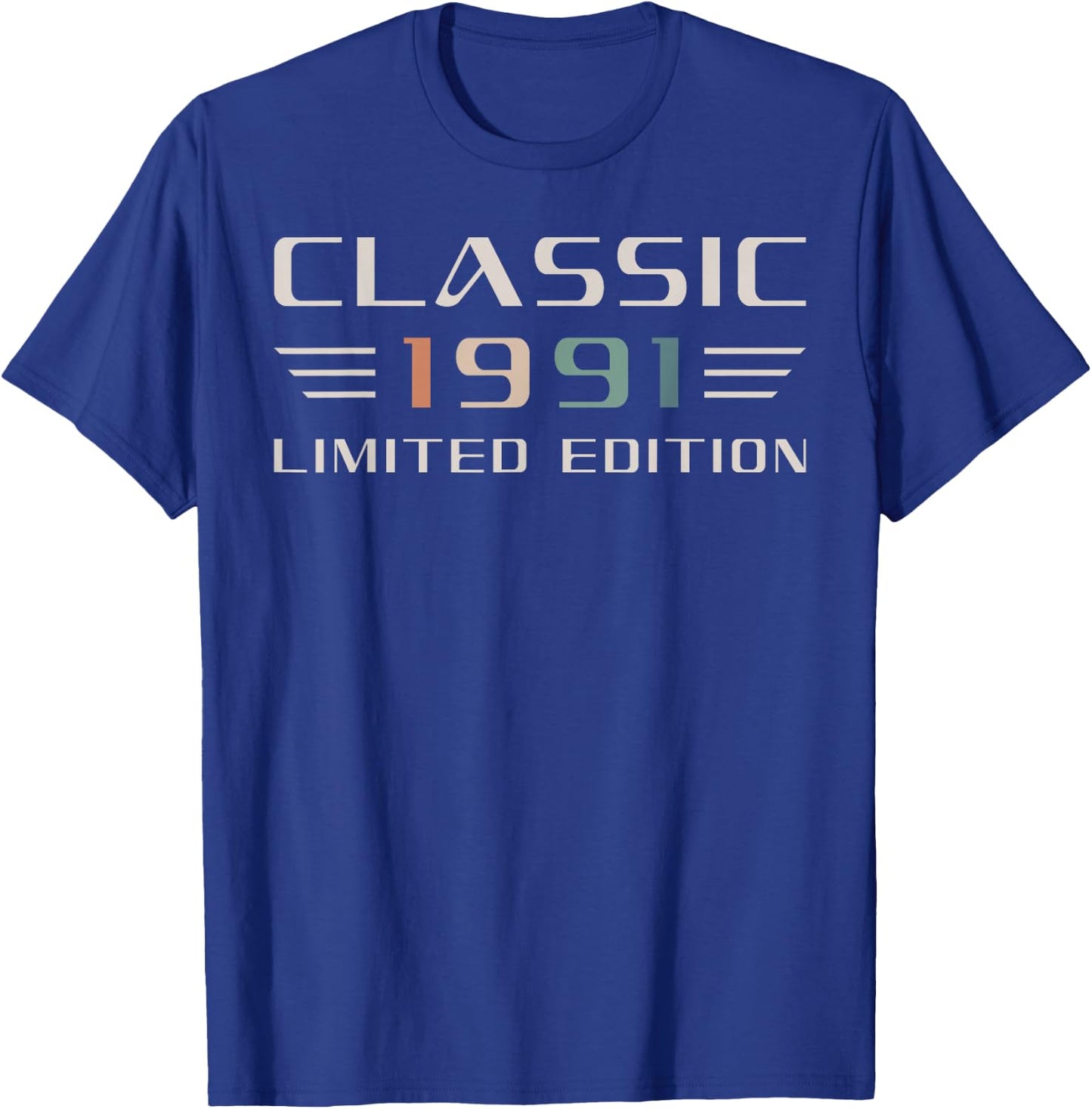 Classic 1991 Voiture Ancienne 35e Anniversaire T-Shirt - T-Shirt | Royal