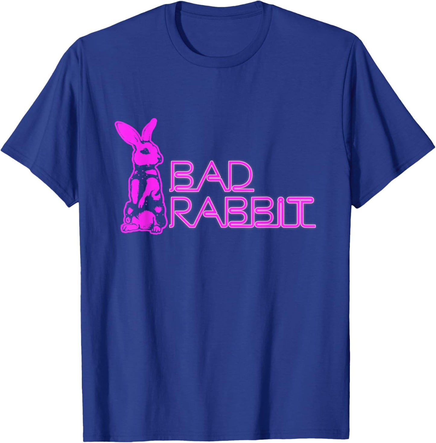 Bad Rabbit Bunny Bloody Hater Antisocial Horror Introverted T-Shirt - T-Shirt | Royal