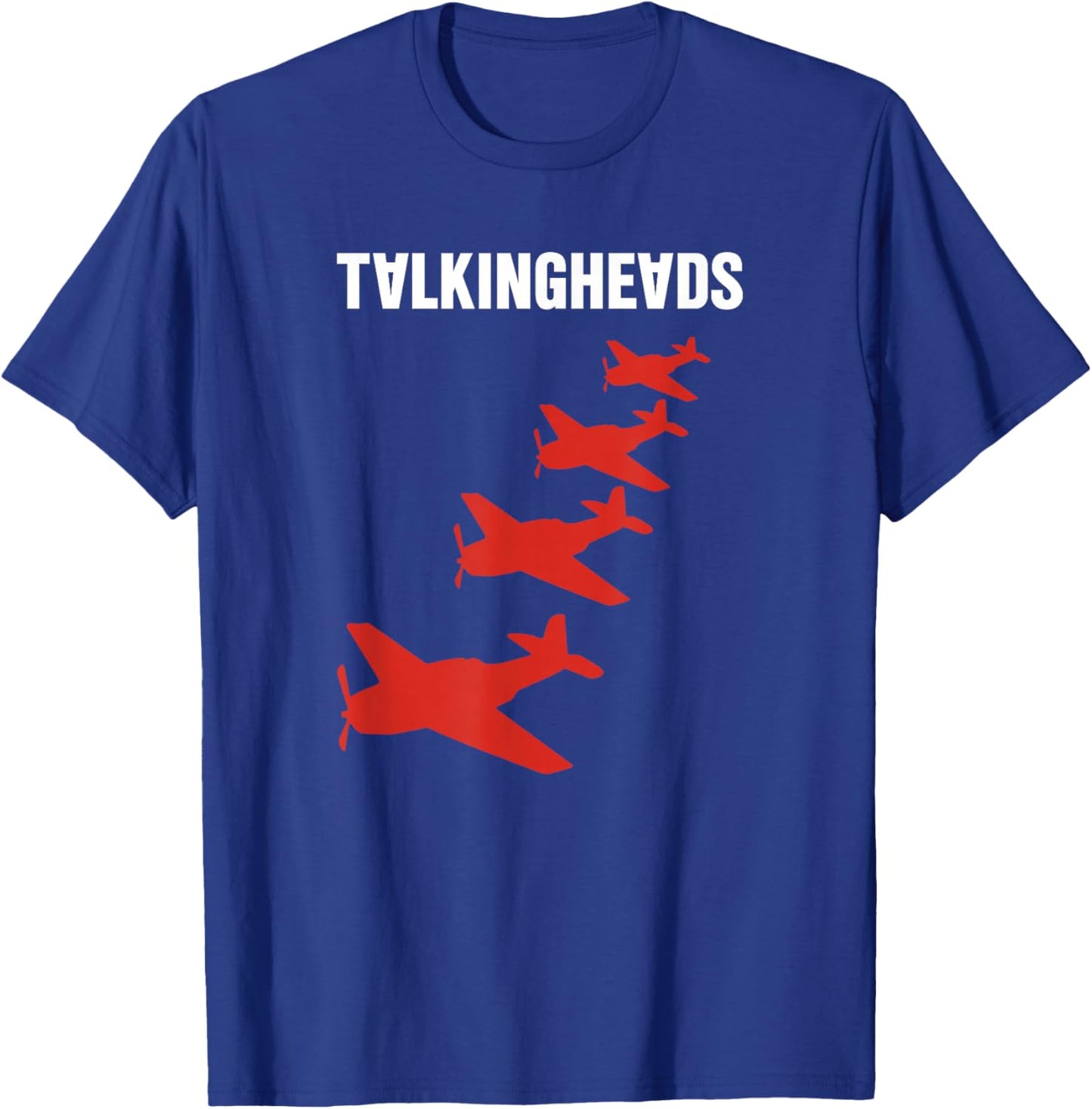 Talking Heads Four Aeroplane , black T-Shirt - T-Shirt | Royal