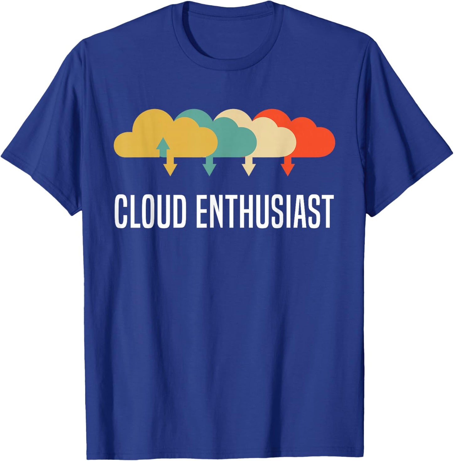 Devops Engineer Cloud Computing Cloud Enthusiast T-Shirt - T-Shirt | Royal