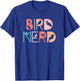 Bird Nerd - Retro Bird Watching T-Shirt - T-Shirt | Royal
