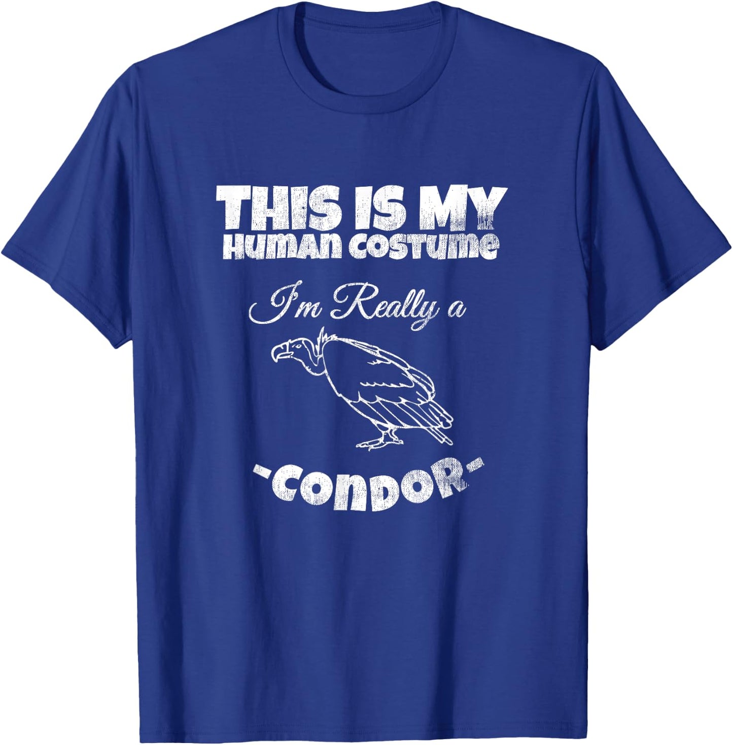 Condor Bird Human Costume Cute Christmas Costume Gift T-Shirt - T-Shirt | Royal