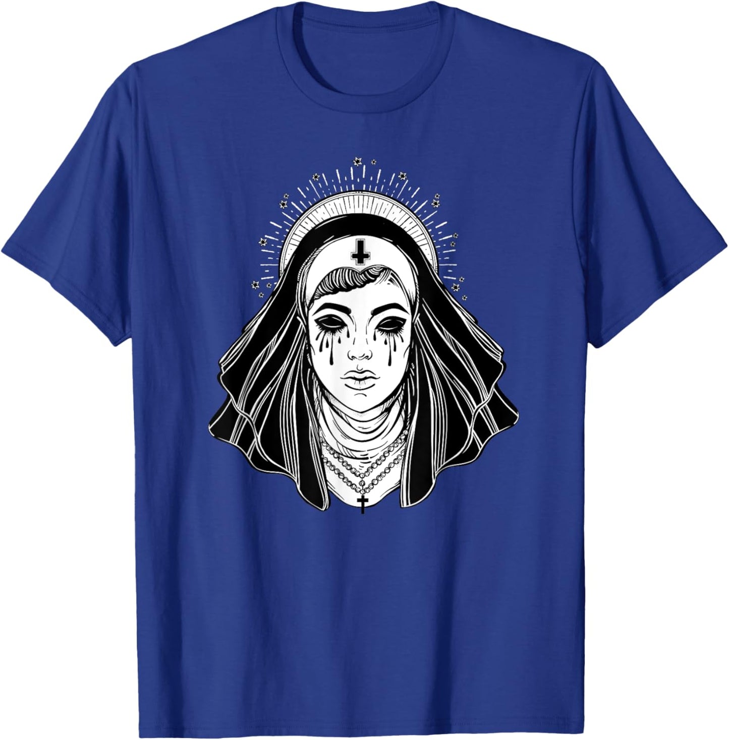 Black Religion Goth Sister - Evil Goth Cross Tattoo T-Shirt - T-Shirt | Royal