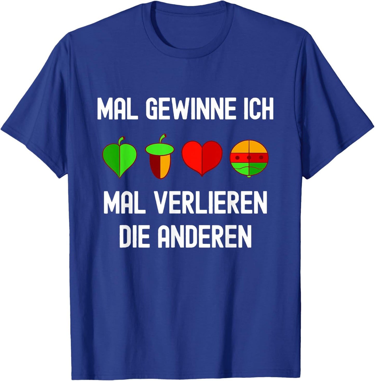 Schafkopf Kartenspiel Spielkarten Bayerischer Schafkopf T-Shirt - T-Shirt | Royal