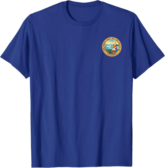 California State Seal Symbol T-Shirt - T-Shirt | Royal