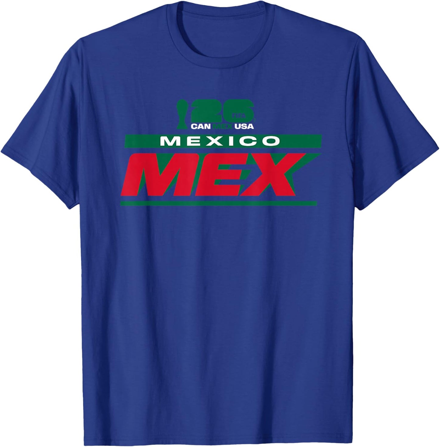FIFA WORLD CUP26 Mexico Host Country Bar T-Shirt - T-Shirt | Royal
