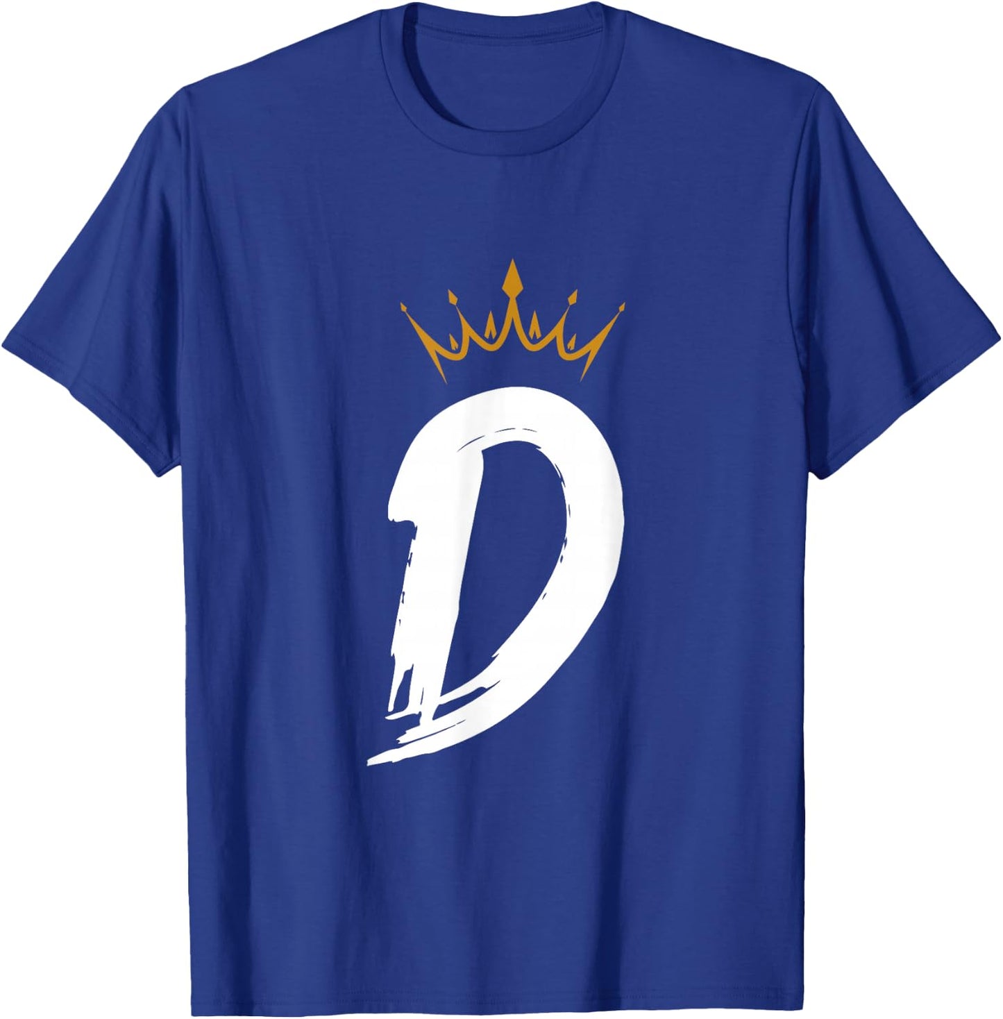 Queen King Letter D - Favorite Letter With Crown Alphabet T-Shirt - T-Shirt | Royal