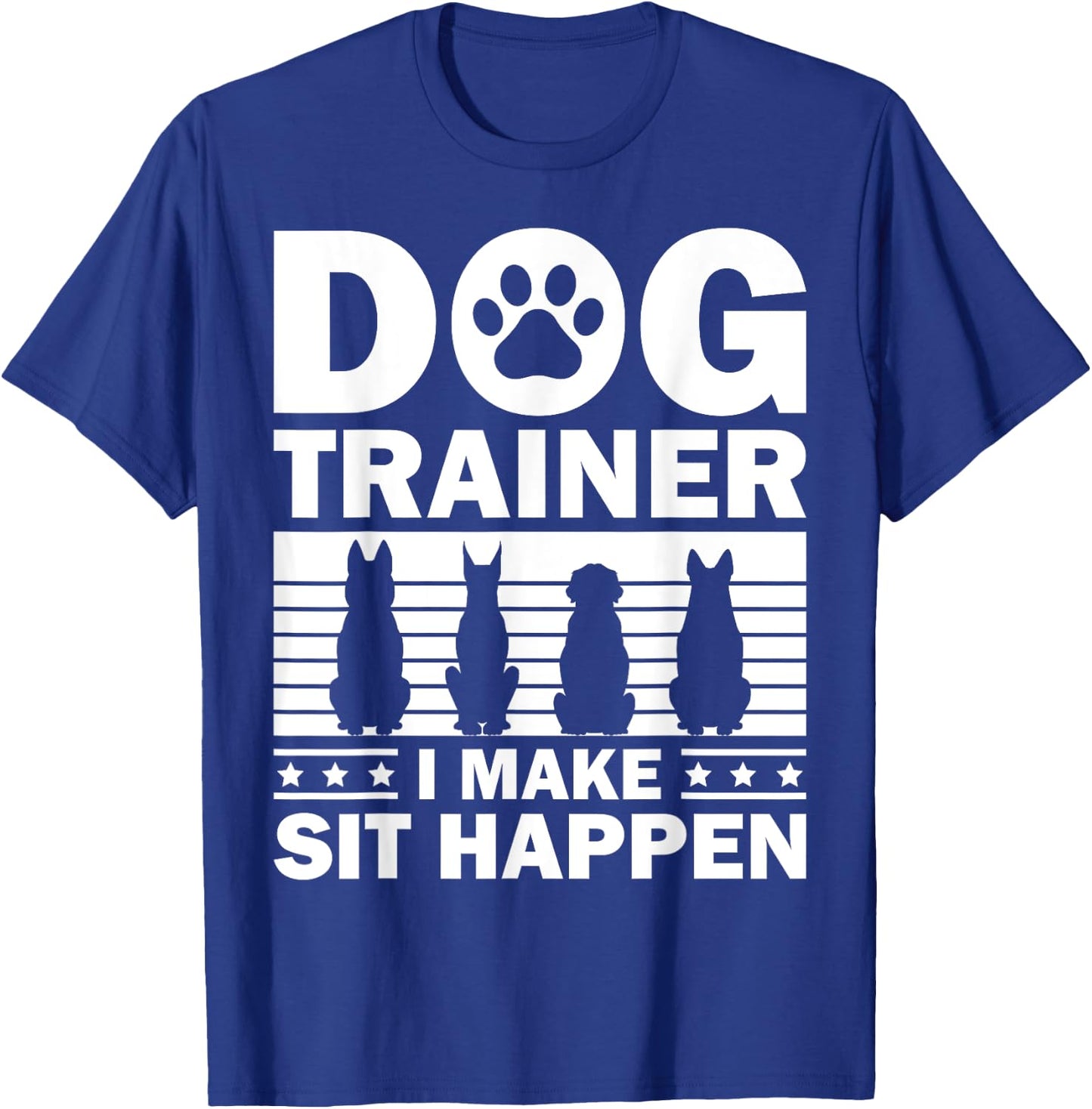 Cool Dog Trainer Women Dog Training Agility Class T-Shirt - T-Shirt | Royal