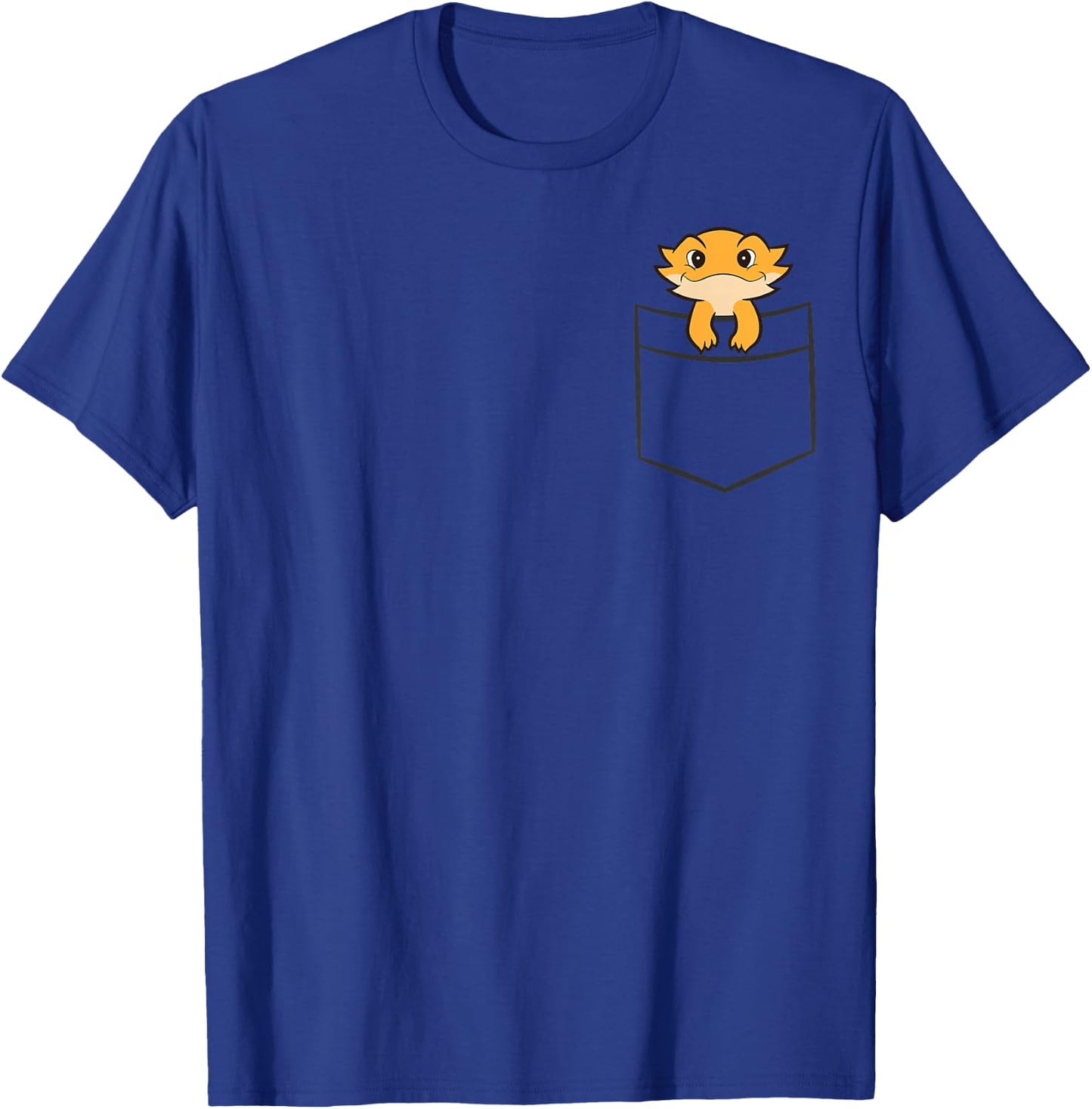 Bearded Dragon In The Pocket Cute Bearded Dragon T-Shirt - T-Shirt | Royal