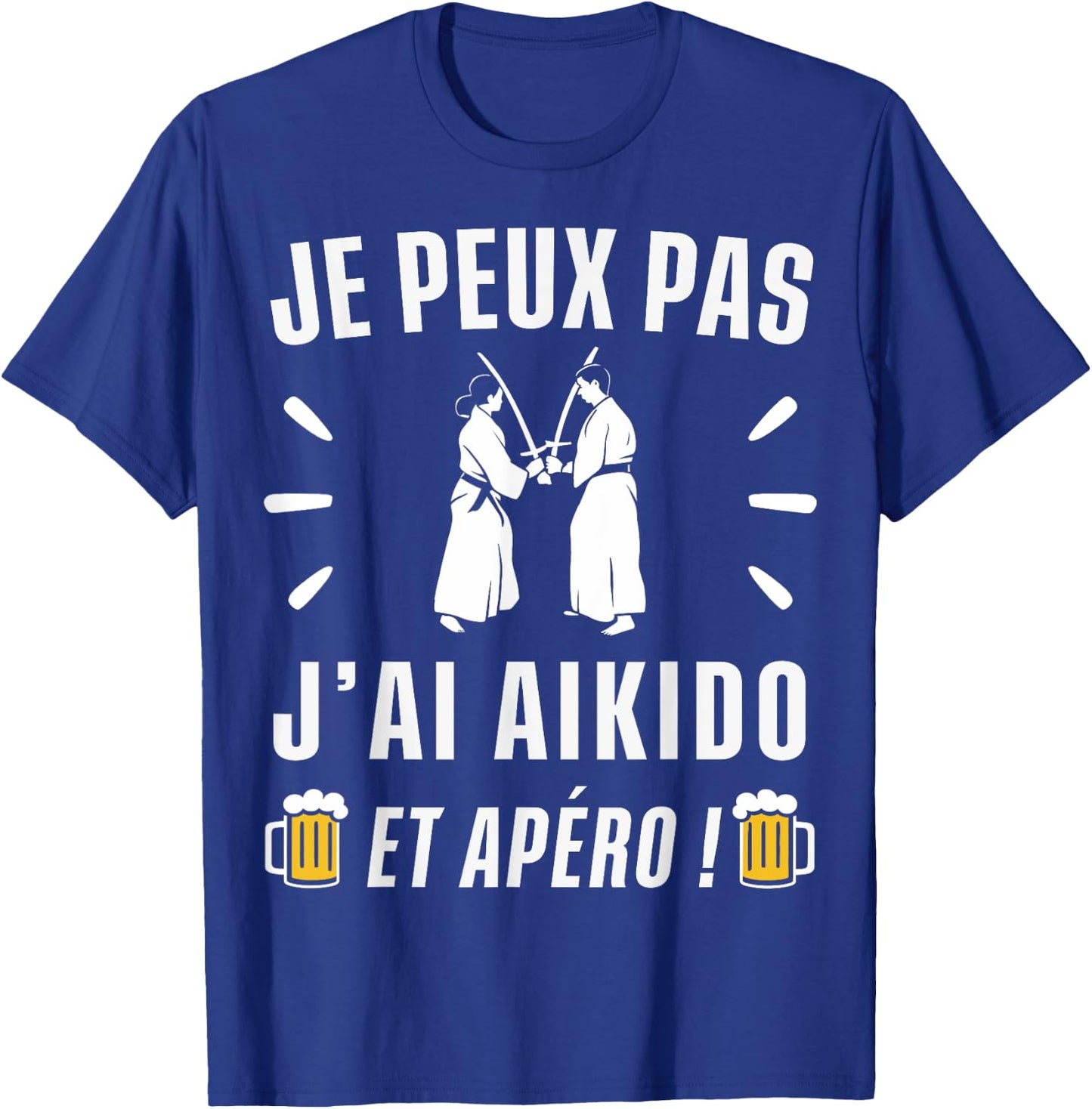 I can't I have Aikido , Black, S T-Shirt - T-Shirt | Royal