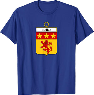 Bellot Coat of Arms - Family Crest T-Shirt - T-Shirt | Royal