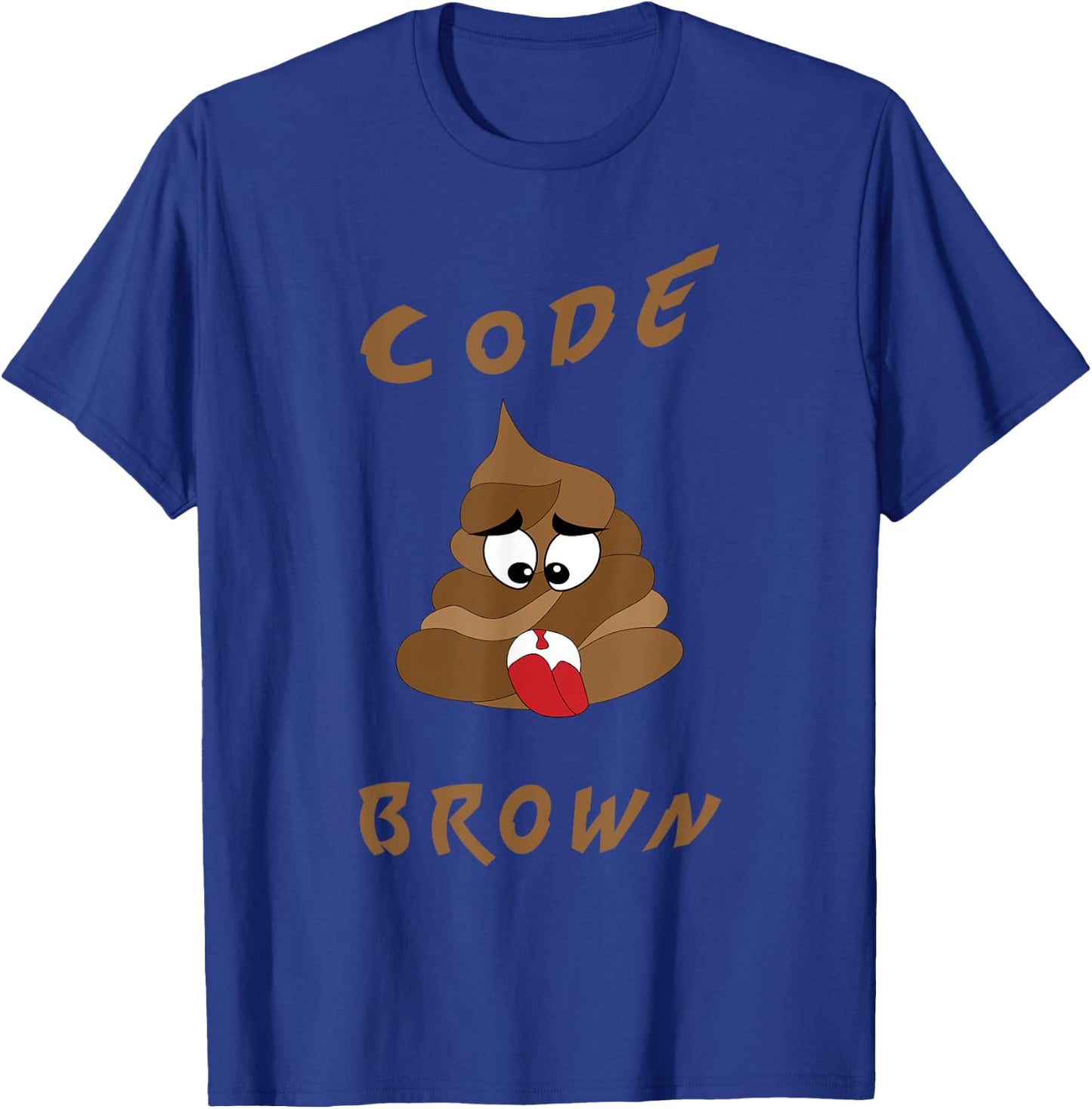 Funny Medical Code Brown | Funny Healthcare T-Shirt - T-Shirt | Royal