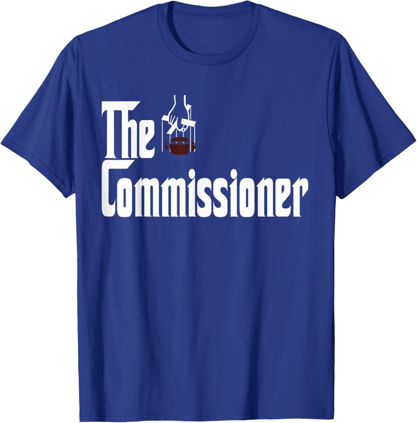 Fantasy Football Commissioner Draft Party Commish FFL T-Shirt - T-Shirt | Royal
