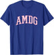 AMDG Preppy Pink Catholic Women Teen Girls T-Shirt - T-Shirt | Royal