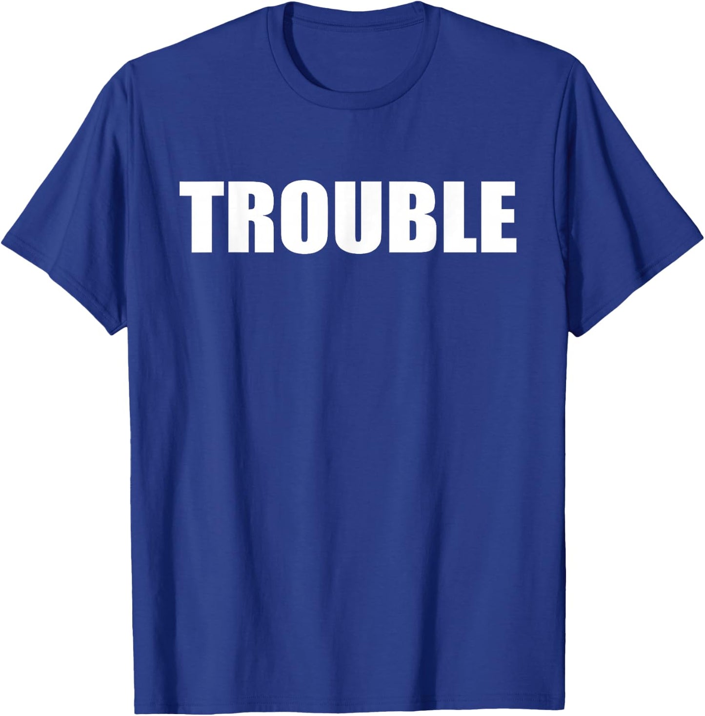 Trouble Simple T-Shirt - T-Shirt | Royal