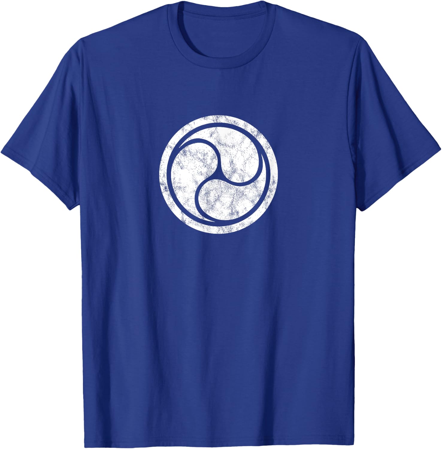 Triple Yin Yang, Gankyil, Zen, Buddhism, Taoism, China Japan T-Shirt - T-Shirt | Royal