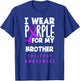 Je porte du violet pour sensibiliser mon frère à l'épilepsie T-Shirt - T-Shirt | Royal