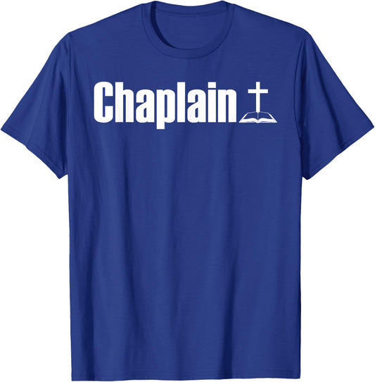 Chaplain Best Chaplains Christian Chaplain T-Shirt - T-Shirt | Royal