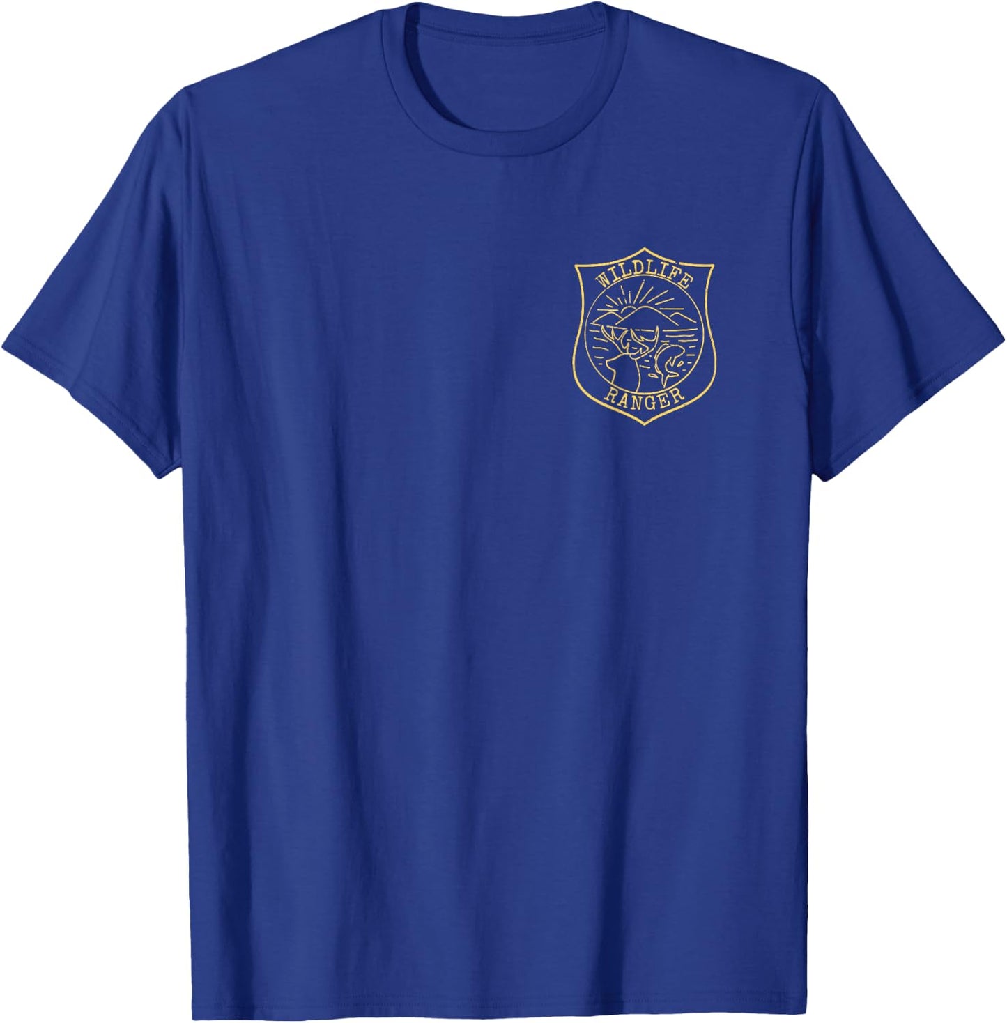 Wildlife Ranger Logo National Park Officer Game Warden Agent T-Shirt - T-Shirt | Royal