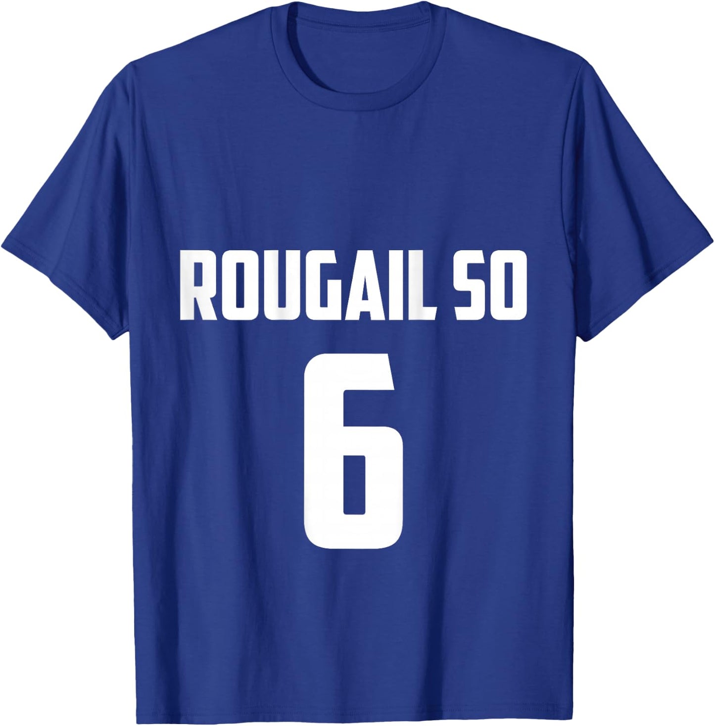 Rougail Sausage Football Humour Meeting DOS Creole Gift , Black, S T-Shirt - T-Shirt | Royal