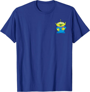 Disney Pixar Toy Story Pizza Planet Alien Pocket T-Shirt - T-Shirt | Royal