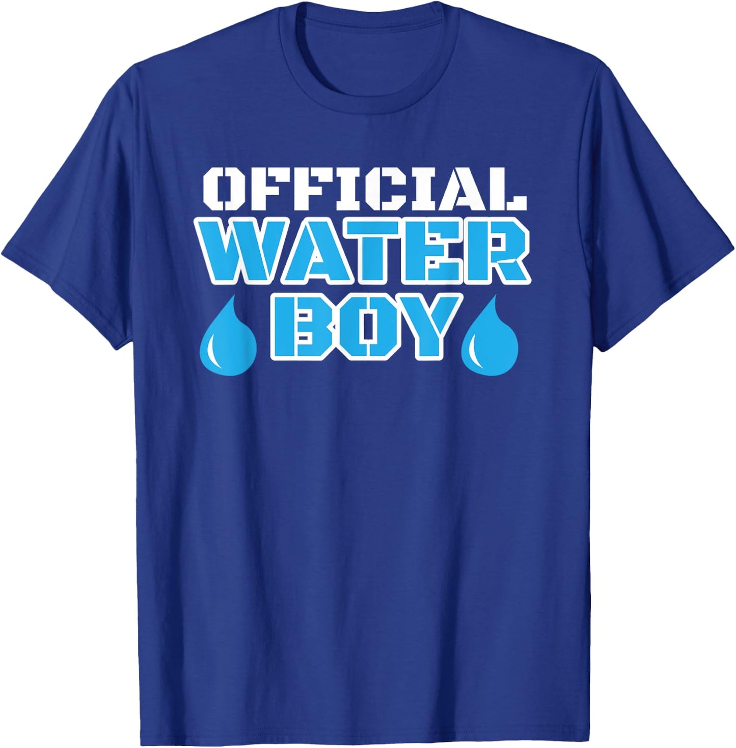 Hydration Specialist Waterboy Team Manager T-Shirt - T-Shirt | Royal