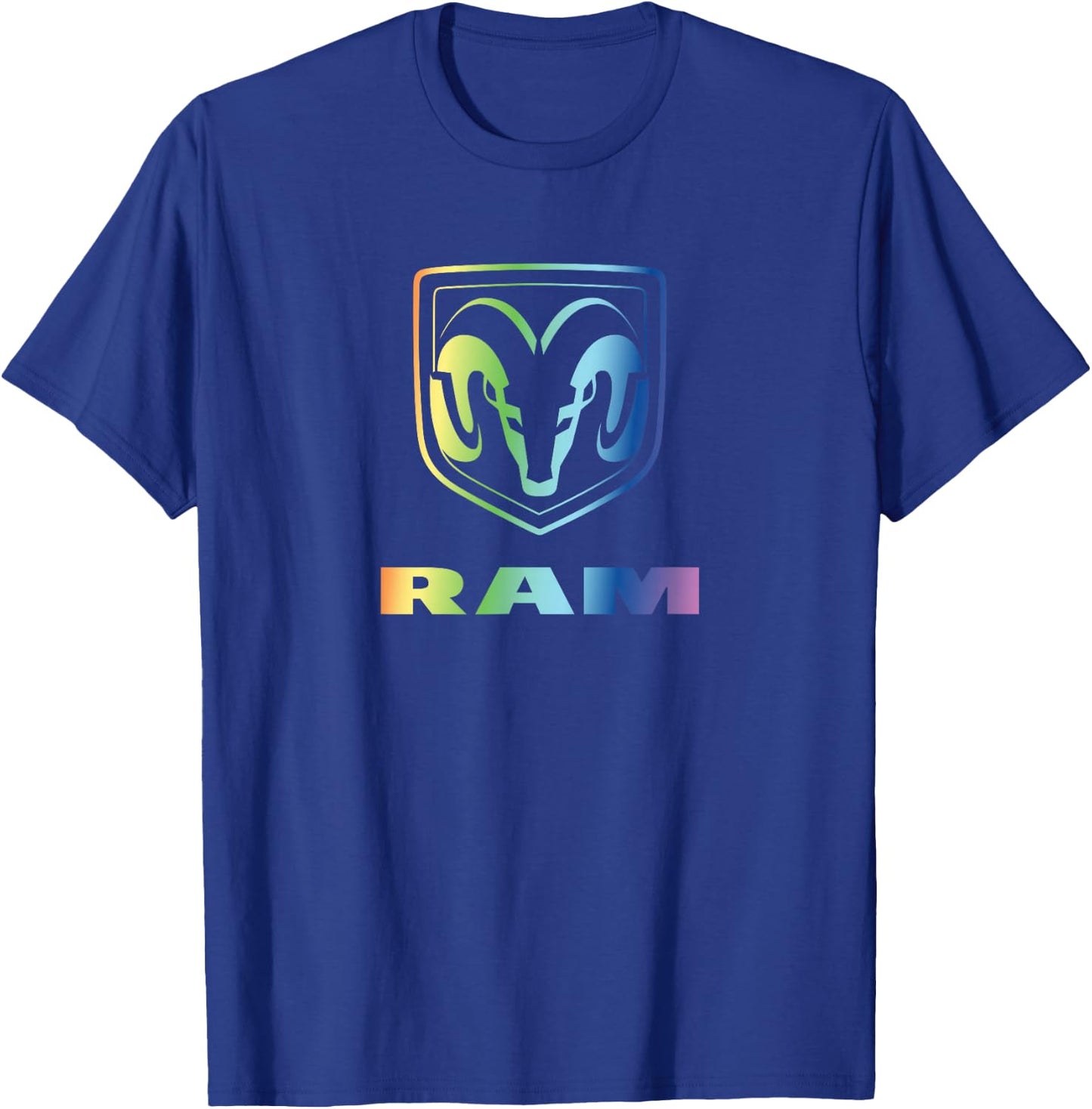 RAM Trucks Pride Rainbow Logo T-Shirt - T-Shirt | Royal