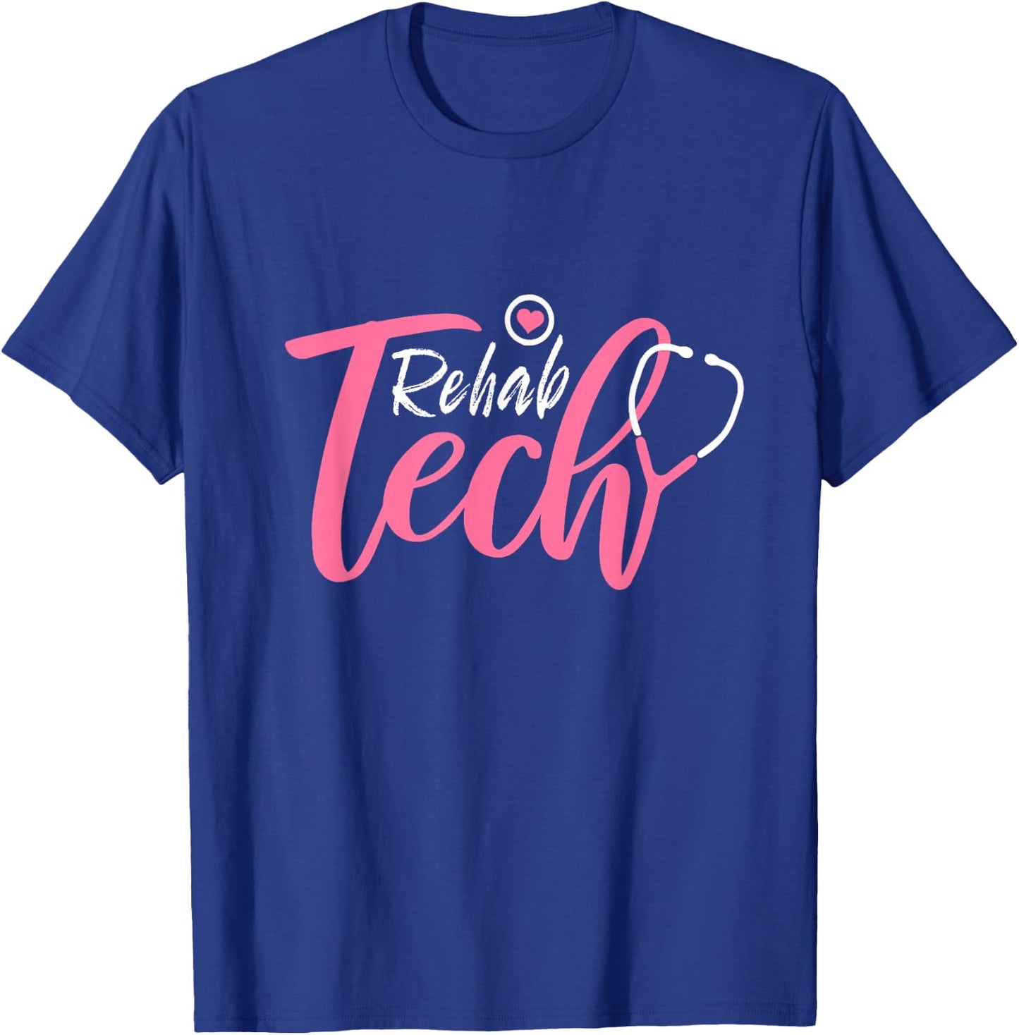 Rehabilitation Technologist Physical Rehab Nursing Tech Aide T-Shirt - T-Shirt | Royal