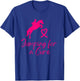 Willow Gate Breast Cancer Awareness - Women's Adults - Black - Small - Short Sleeve - Classic Fit - - Horse Themed - Breast Cancer Awareness Themed Original Stylish T-Shirt - T-Shirt | Royal